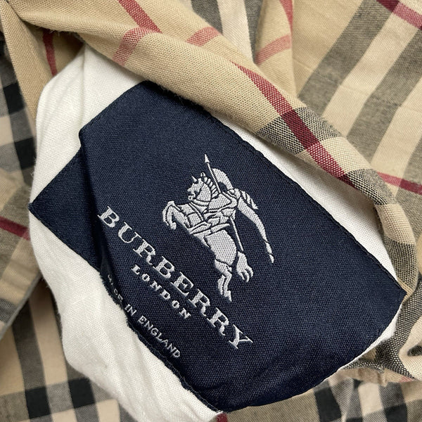 Vintage Burberry Reversible Jacket Nova Check, Size Medium