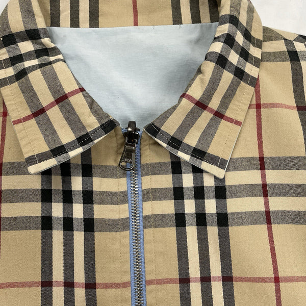 Vintage Burberry Reversible Jacket Nova Check, Size Medium