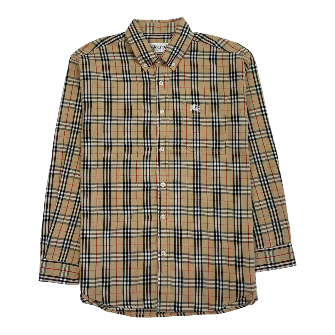 Vintage Burberry Nova Check Shirt, Size Medium