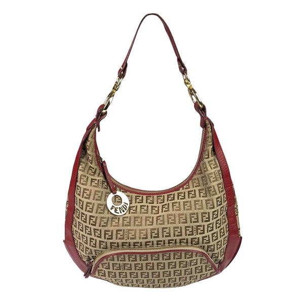 Authentic Fendi Hobo Chef Zucchino shoulder baguette