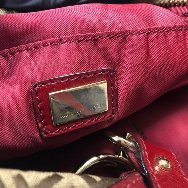 Authentic Fendi Hobo Chef Zucchino shoulder baguette