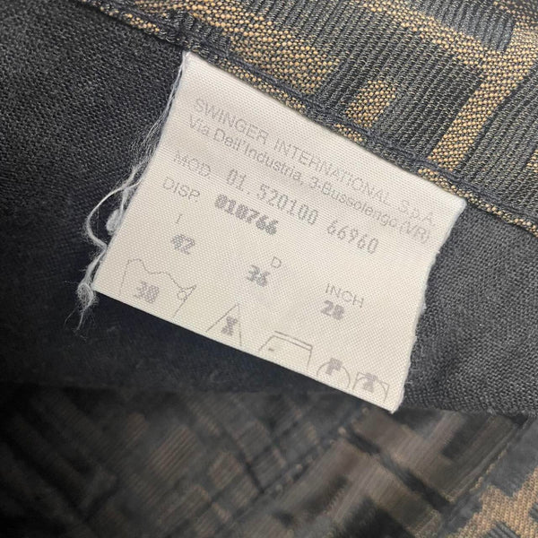 Fendi Monogram Trousers, Size W26”