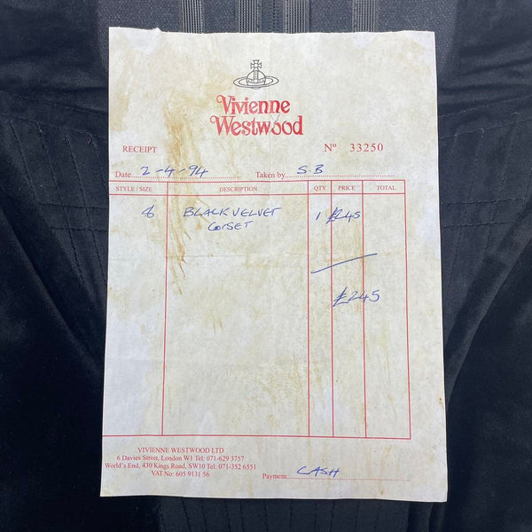 Vivienne Westwood Corset, Size 8