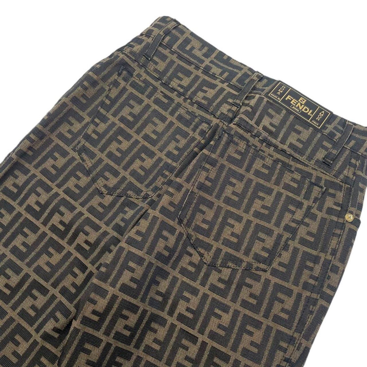 Fendi Monogram Trousers Size W26 Come Up Vintage
