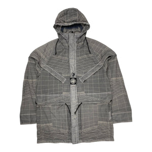 Stone Island Reflective Grid on Lamy-TC Jacket, Size Medium