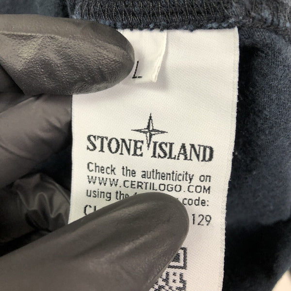 Stone Island Longsleeve Polo, Size Large