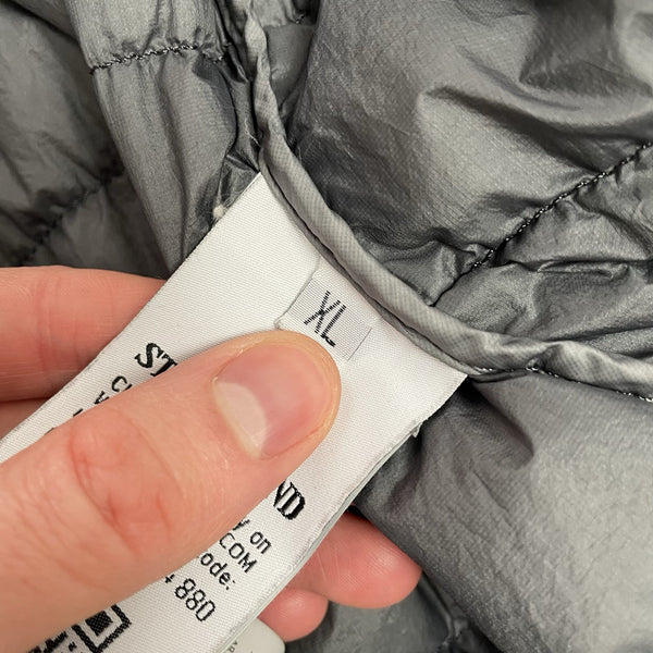 Stone Island Down Overshirt, Size Large