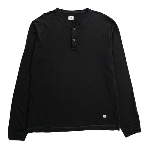 C.P. Company Henley Long Sleeve Top, Size XL