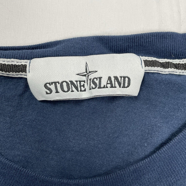 Stone Island Reflective Logo T Shirt, Size Large
