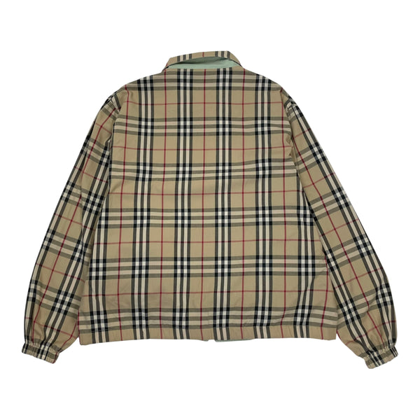 Vintage Burberry Nova Check Reversible Harrington, Size Large