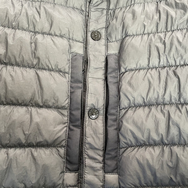 Stone Island Down Overshirt, Size Large