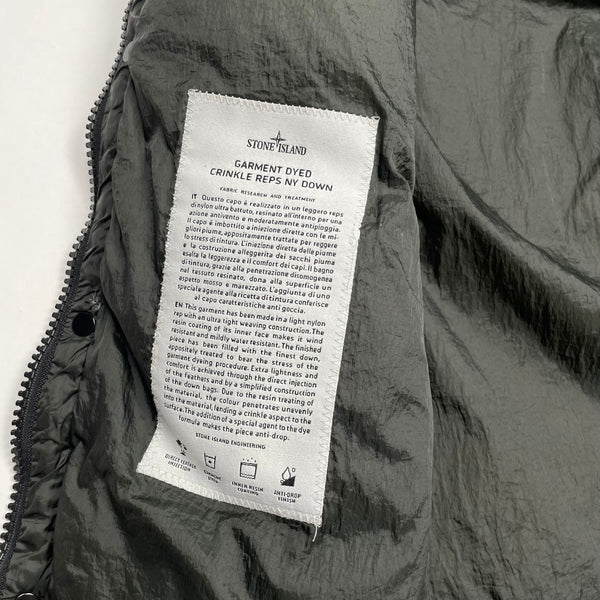 Stone Island Crinkle Reps Gilet, Size Large