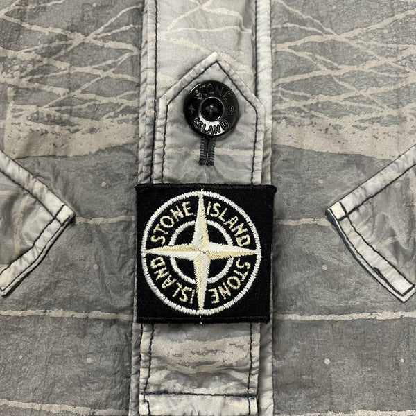 Stone Island Reflective Grid on Lamy-TC Jacket, Size Medium
