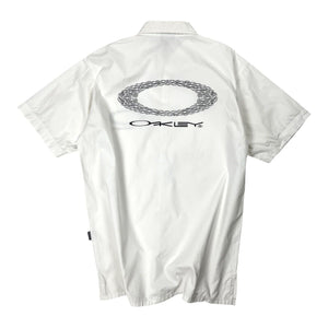 Vintage Oakley Software Button Shirt Short Sleeve, Size Medium