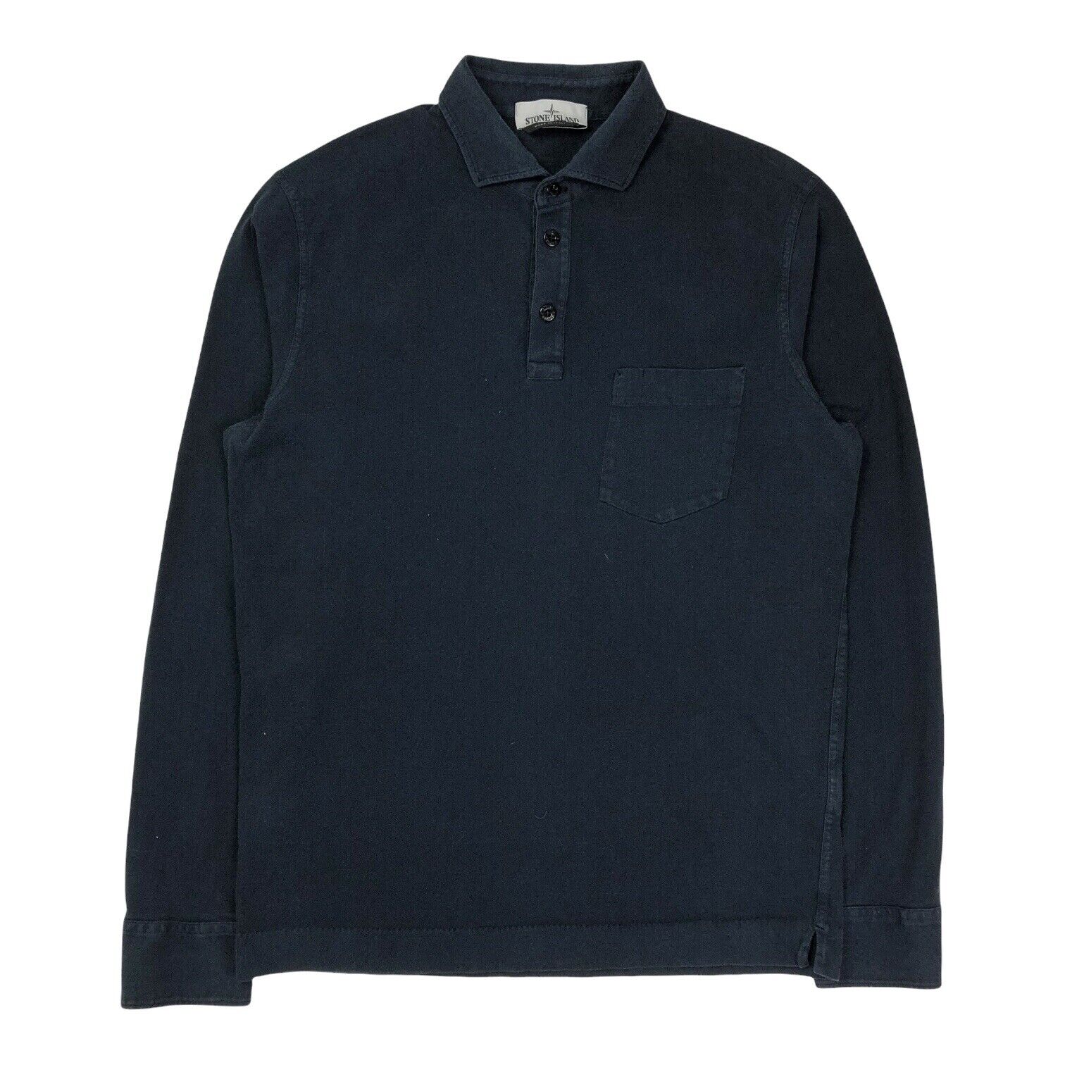 Stone Island Longsleeve Polo, Size Large