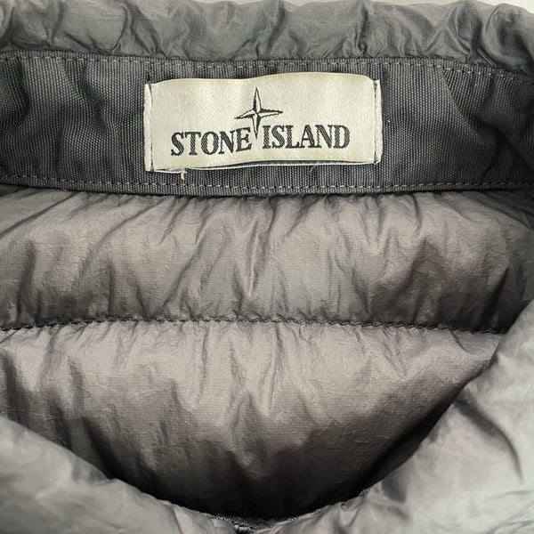Stone Island Down Overshirt, Size Large