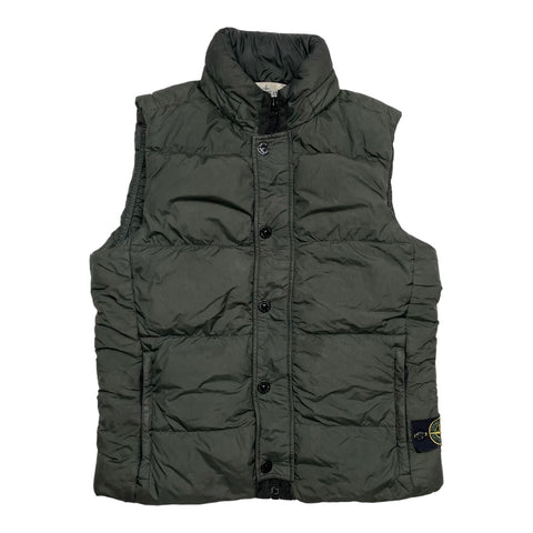 Stone Island Crinkle Reps Gilet, Size Large