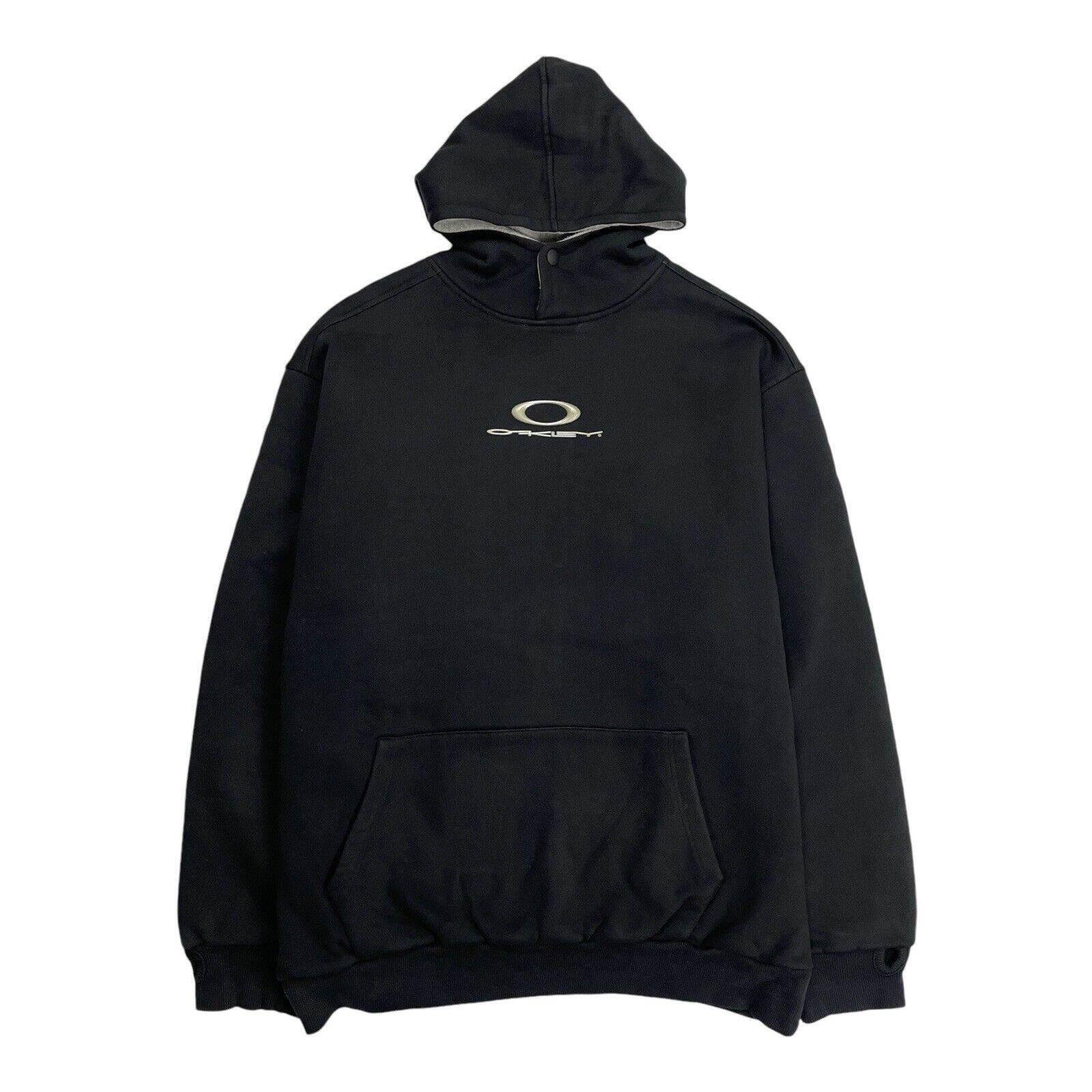 Vintage Oakley Fleece Lined Thick Hoodie, Size XXL