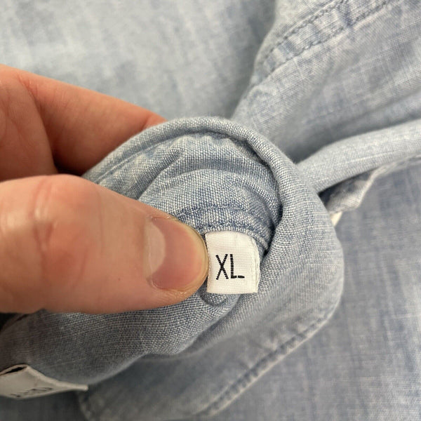 Stone Island Denim Chambray Shirt, Size XL