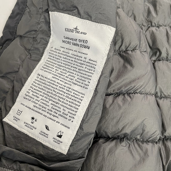 Stone Island Down Overshirt, Size Large