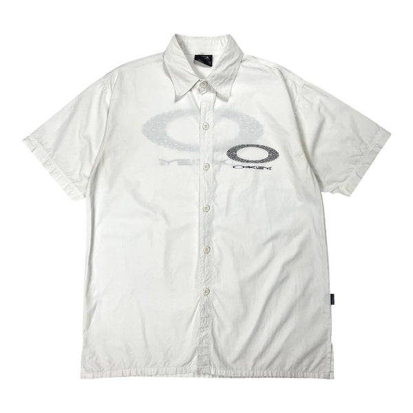 Vintage Oakley Software Button Shirt Short Sleeve, Size Medium