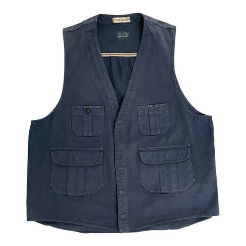 Vintage Stone Island 80s Vest, Size Large