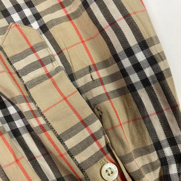 Vintage Burberry Nova Check Shirt, Size Large
