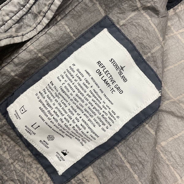 Stone Island Reflective Grid on Lamy-TC Jacket, Size Medium