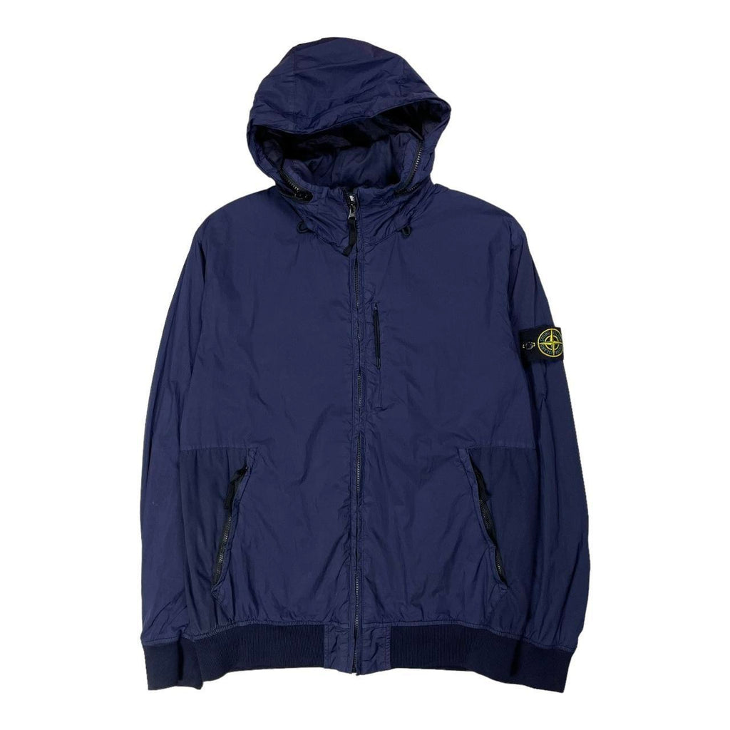 Stone island sales crinkle bomber jacket