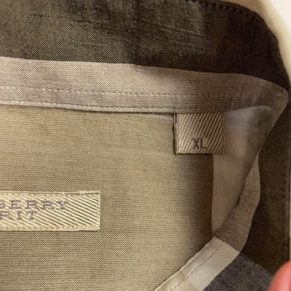 Burberry Brit Nova Check Shirt, Size XL