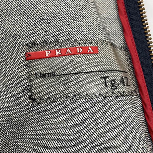 Vintage Prada Sport Denim Jacket, Size IT42 UK8