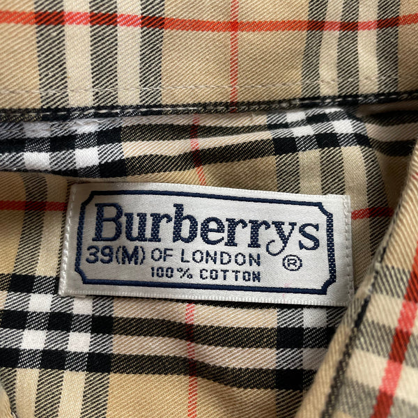 Vintage Burberry Nova Check Shirt, Size Medium