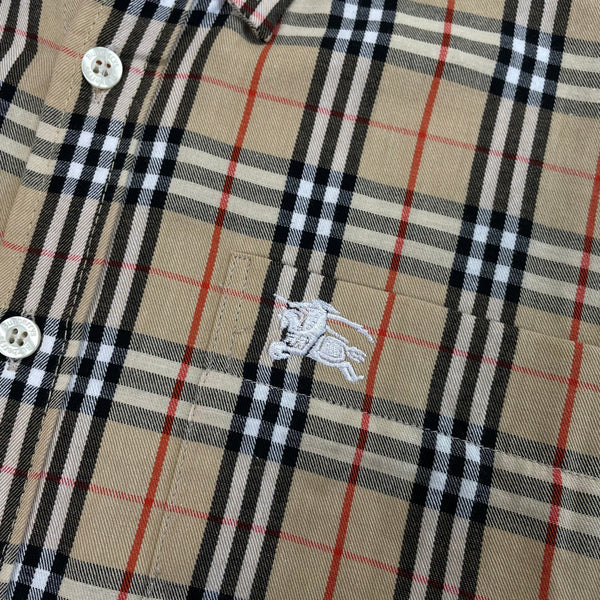 Vintage Burberry Nova Check Shirt, Size Large