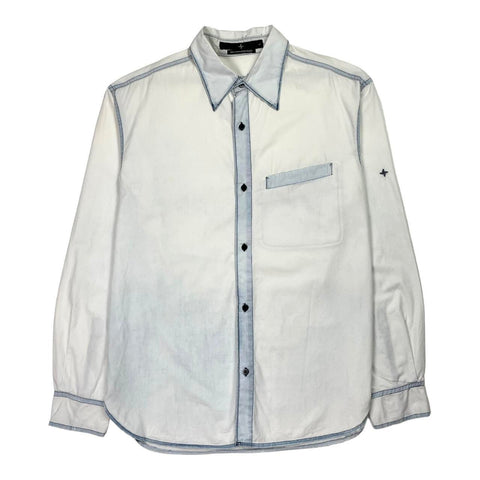 Stone Island Bleached Shirt, Size Large
