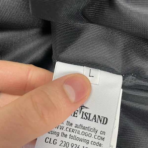 Stone Island Iridescent Coating Tela Reflex Mat Smock, Size Large