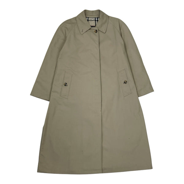 Burberry Nova Check Trench Coat, Size 12 Reg