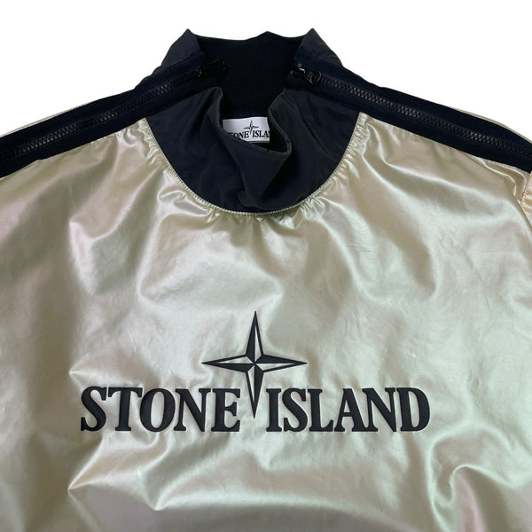 Stone Island Iridescent Coating Tela Reflex Mat Smock, Size Large