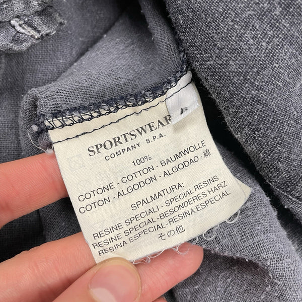 Vintage Stone Island Resin Spalmatura Overshirt, Size Large
