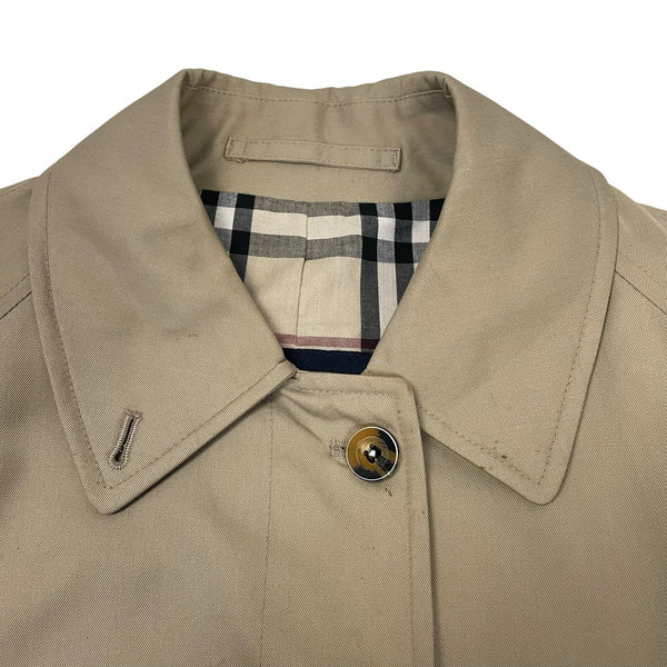 Burberry Nova Check Trench Coat, Size 12 Reg