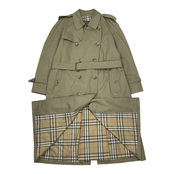 Vintage Burberrys Nova Check Trench Coat, Size 50 Long