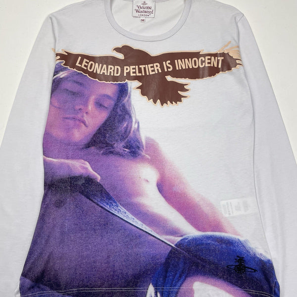 Vivienne Westwood Leonard Peltier Is Innocent T-Shirt, Size Medium