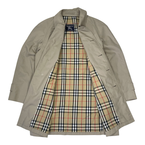 Vintage Burberrys Nova Check Trench, Size 50 Reg
