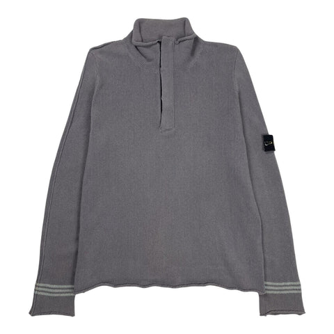 Vintage Stone Island Quarter Zip Jumper, Size L