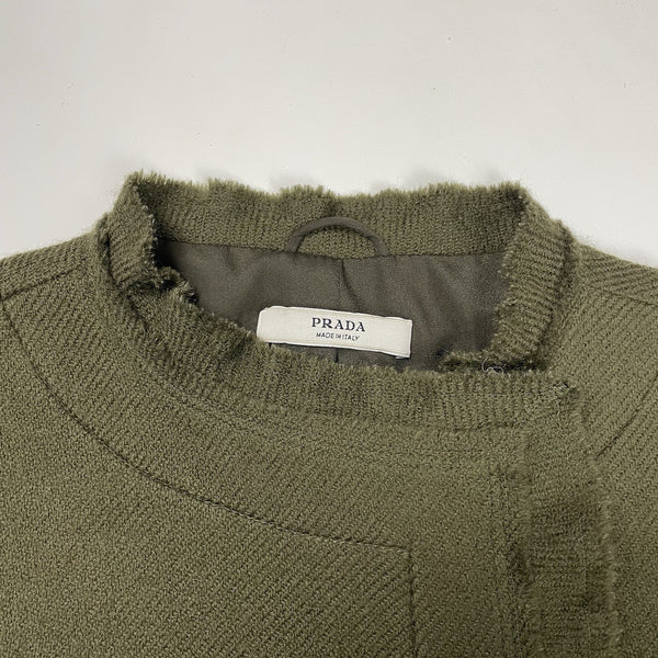 Prada Trench Coat 100% Wool, Size UK 8