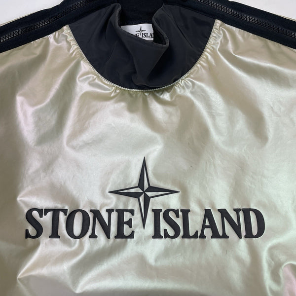 Stone Island Iridescent Coating Tela Reflex Mat Smock, Size Large