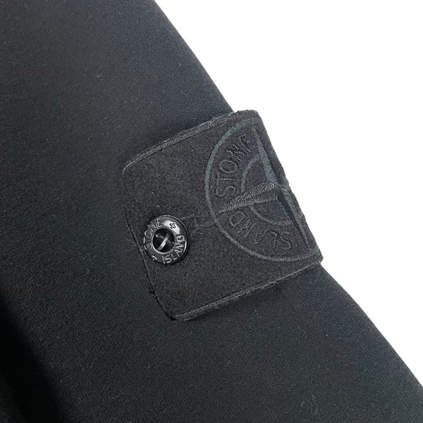 Stone Island Black Felpa Ghost Polo Brand New, Size XXL