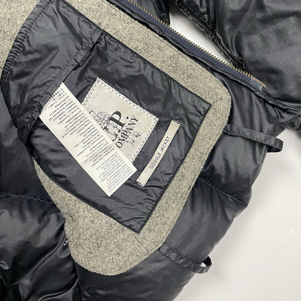 CP Company Down Goggle Puffer Jacket, Size Medium