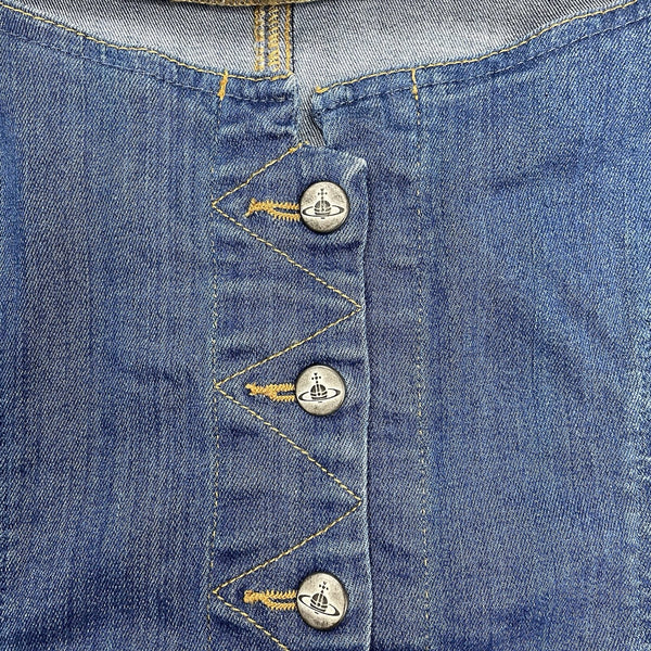 Vivienne Westwood Lee Denim Corset, Size Large L