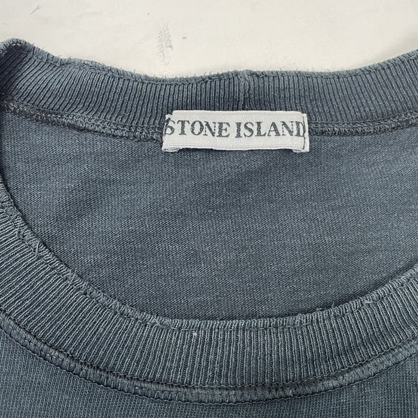 Vintage Stone Island Rubber Logo T-Shirt, Size Large