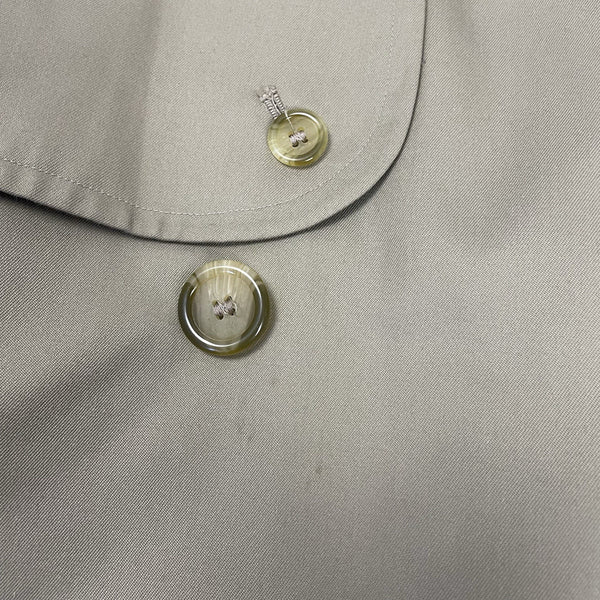 Vintage Burberrys Nova Check Trench Coat, Size 50 Long